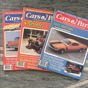 Vintage Car Magazine Collection Cars & Parts Aug-Oct 1984